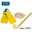 Bộ kính bơi chân vị ống thở trẻ em INTEX 55951