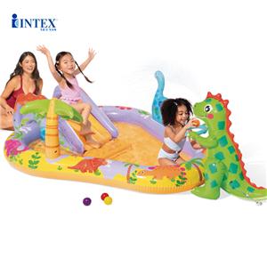 Bể bơi phao cầu trượt khủng long mẫu mới INTEX 56139