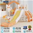 Cầu trượt xích đu BBT Global máng dài 2m cỡ lớn tải trọng 120kg BSL411