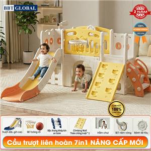 Cầu trượt liên hoàn kết hợp leo núi và hầm chui BBT Global BSL413