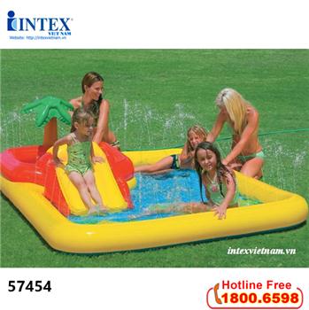 Bể bơi phao cầu trượt INTEX 57454