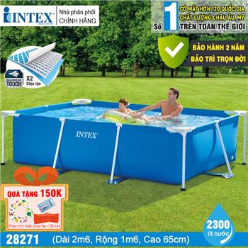 Bể bơi khung kim loại chữ nhật INTEX 28271