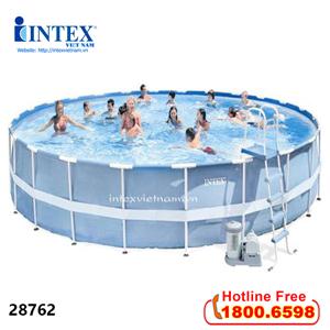 Bể bơi khung kim loại chịu lực tròn 7m32 INTEX 28762