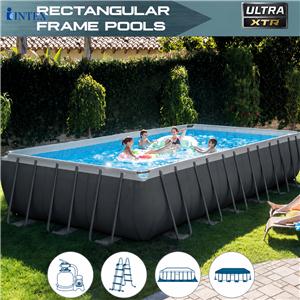 Bể bơi khung kim loại chịu lực 7m32 có máy lọc INTEX 26364