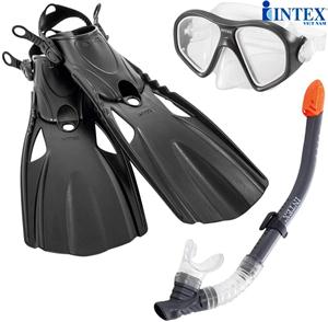 Bộ kính bơi chân vịt ống thở cao cấp INTEX 55657
