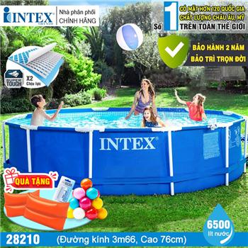 Bể bơi phao khung kim loại 366*76cm INTEX 28210
