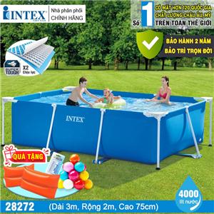 Bể bơi khung kim loại chữ nhật INTEX 28272