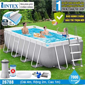 Bể bơi khung kim loại 4m*2m*1m INTEX 26788