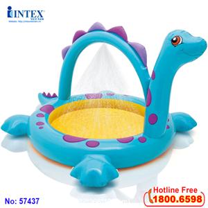 Bể bơi phao khủng long phun mưa INTEX 57437