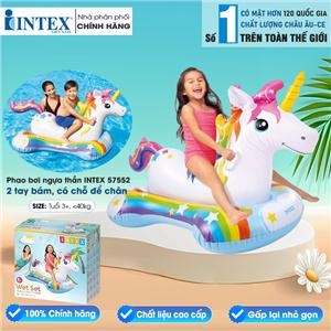 Phao bơi ngựa thần sắc màu cho bé INTEX 57552