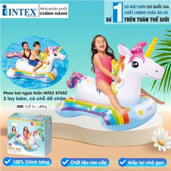 Phao bơi ngựa thần sắc màu cho bé INTEX 57552