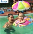 Phao bơi INTEX  mái che hình hoa 56583