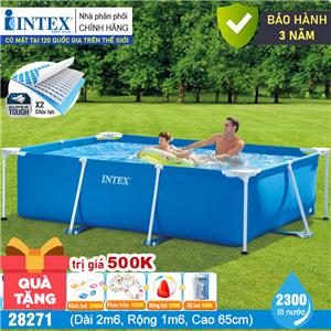 Bể bơi khung kim loại chữ nhật INTEX 28271