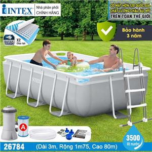 Bể bơi khung kim loại chịu lực 3m INTEX 26784