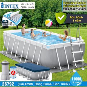 Bể bơi khung kim loại chịu lực 4.88*2.44*1.07m INTEX 26792