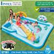 Bể bơi phao cầu trượt có vòi phun mưa INTEX 57161