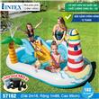 Bể bơi phao cầu trượt có cần câu cá intex 57162