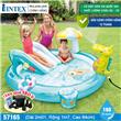 Bể bơi phao cầu trượt cá sấu chúa INTEX 57165
