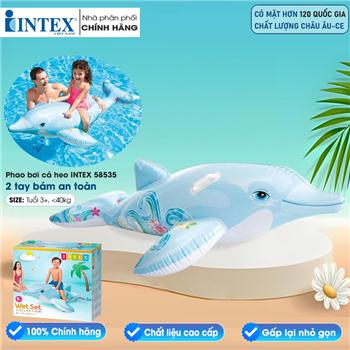 Phao bơi cá heo INTEX 58535