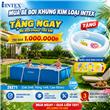 Bể bơi khung kim loại chữ nhật INTEX 28271