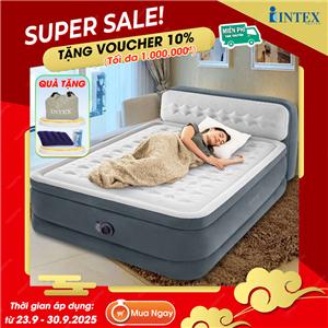 Giường hơi tự phồng công nghệ mới có đầu giường INTEX 64448
