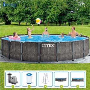 Bể bơi khung kim loại chịu lực tròn 5m49x1m22 INTEX 26744