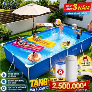 Bể bơi khung kim loại chữ nhật INTEX 28273