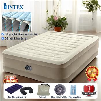Giường hơi đôi tự phồng công nghệ mới 1m52 INTEX 64428