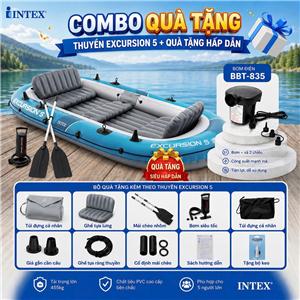 Thuyền hơi EXCURSION 5 mẫu mới INTEX 66325