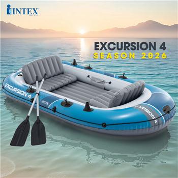 Thuyền hơi EXCURSION 4 mẫu mới INTEX 66324 Thuyền hơi EXCURSION 4 mẫu mới INTEX 66324