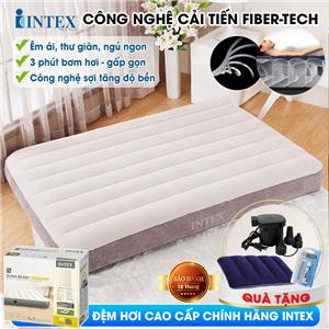 Đệm hơi đôi 1m37 công nghệ mới INTEX 64102
