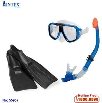 Bộ kính bơi, chân vịt và ông thở INTEX 55957