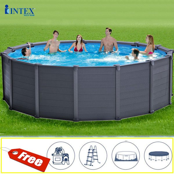 INTEX-26384-Bể-bơi-khung-kim-loại-chịu-lực-giả-gỗ-4m78
