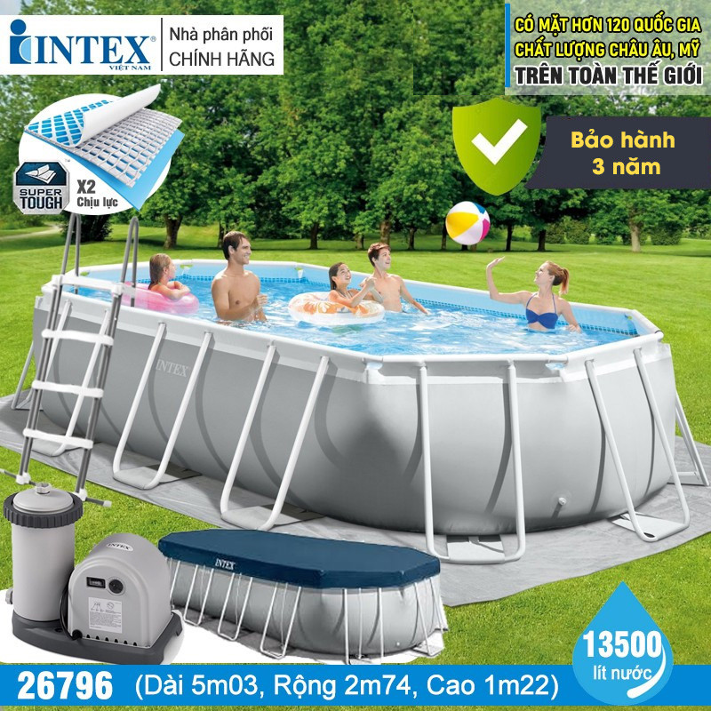 26796 intex be boi khung kim loai