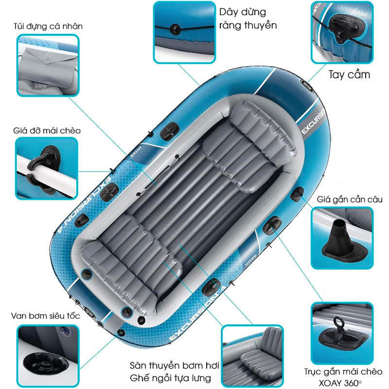 INTEX 66324 thuyen hoi intex excursion 4-4