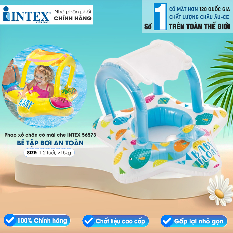 INTEX 56573 phao boi xo chan co mai che-1